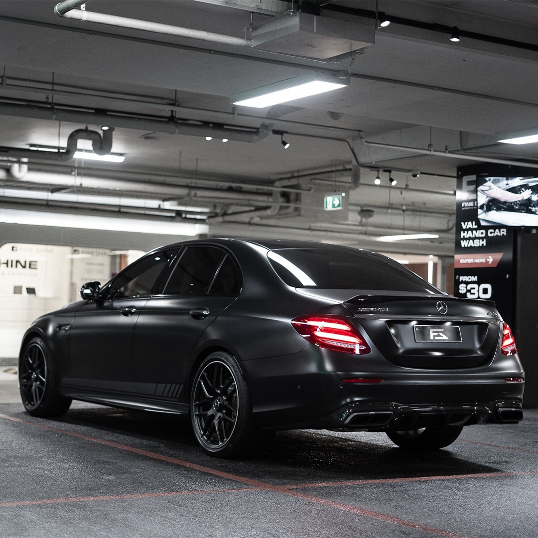 black Mercedes Benz S-Class